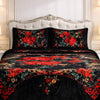 Floridian Weave 4  PCS Bed Spread Set  Box - Charcoal Colour