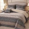 Gold Living Signature Quilted 5 Pcs Bed Spread Set Poly Bag - Multicolor