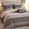 Gold Living Signature Quilted 5 Pcs Bed Spread Set Poly Bag - Multicolor