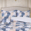 Gold Living Signature Quilted 5 Pcs Bed Spread Set Poly Bag - Blue Colour