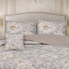 Gold Living Signature Quilted 5 Pcs Bed Spread Set Poly Bag - Gray Colour