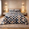 Gold Living Signature 5 Pcs Fitted Bed Sheet Set Poly Bag - Geometric colour
