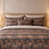 Gold Living Signature 5 Pcs Fitted Bed Sheet Set Poly Bag - Dark Brown Colour