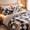 Gold Living Signature 5 Pcs Fitted Bed Sheet Set Poly Bag - Geometric colour