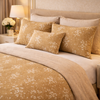 Gold Living Signature 5 Pcs Fitted Bed Sheet Set Poly Bag - Bronze Colour