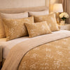 Gold Living Signature 5 Pcs Fitted Bed Sheet Set Poly Bag - Bronze Colour
