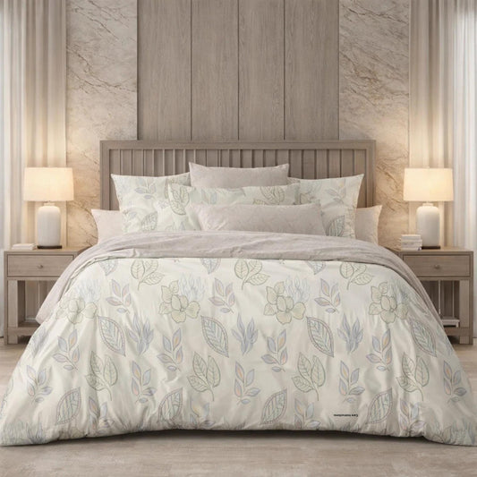 Gold Living Signature 5 Pcs Fitted Bed Sheet Set Poly Bag - Off White Color