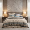 Gold Living Signature 5 Pcs Fitted Bed Sheet Set Poly Bag - Greige Colour