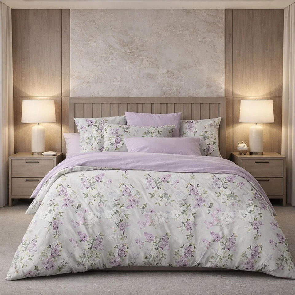 Gold Living Signature 5 Pcs Fitted Bed Sheet Set Poly Bag - Petal Pink Colour