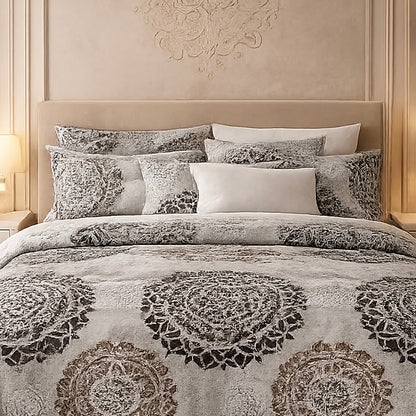 Gold Living Signature 3 Pcs Bed Sheet Set - Greige Colour