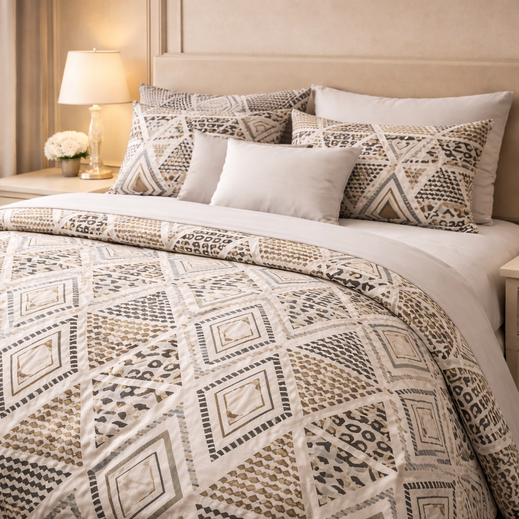 Gold Living Signature 3 Pcs Bed Sheet Set - Light Beige Colour