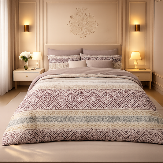 Gold Living Signature 3 Pcs Bed Sheet Set - Light Pink Colour