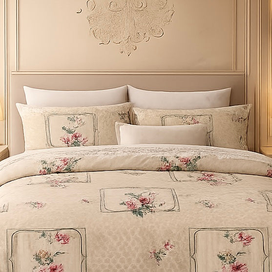 Gold Living Signature 3 Pcs Bed Sheet Set - Beige Colour