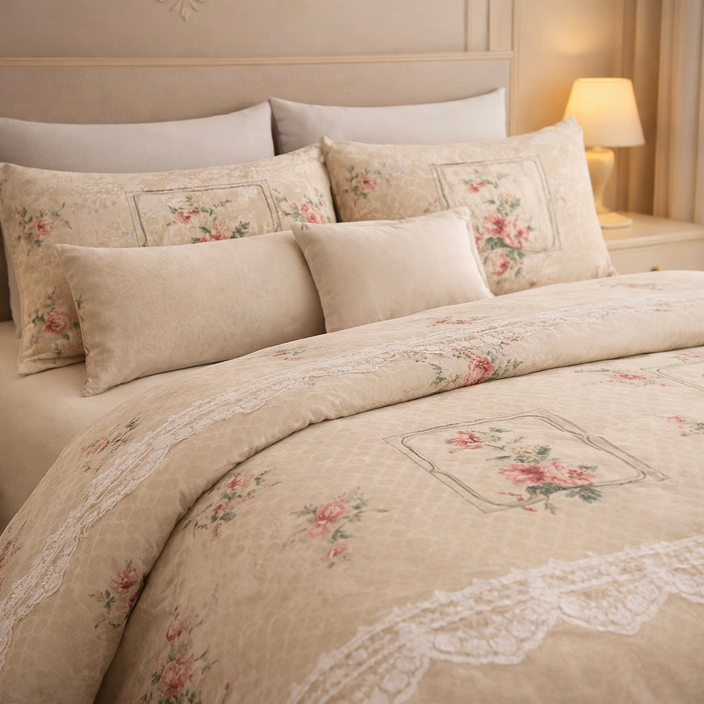 Gold Living Signature 3 Pcs Bed Sheet Set - Beige Colour