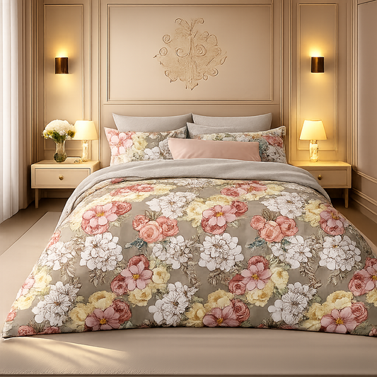 Gold Living Signature 3 Pcs Bed Sheet Set - Sage Green Colour