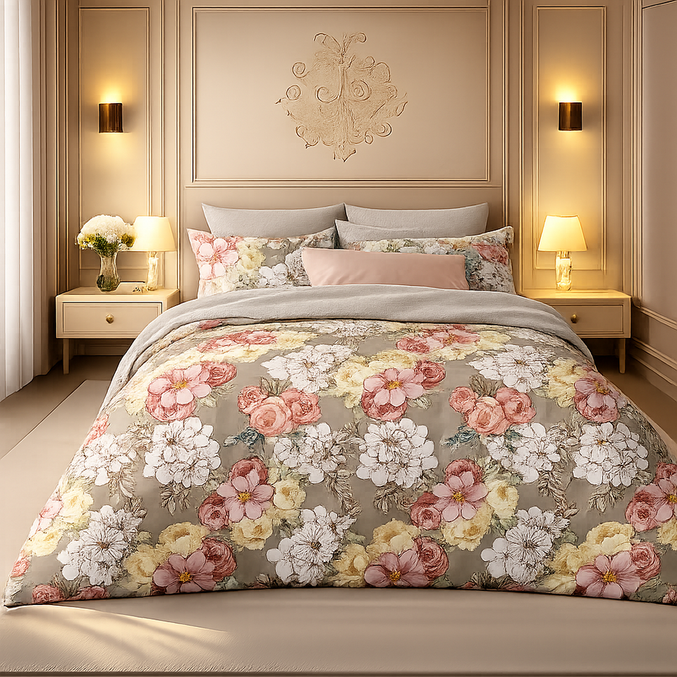 Gold Living Signature 3 Pcs Bed Sheet Set - Sage Green Colour