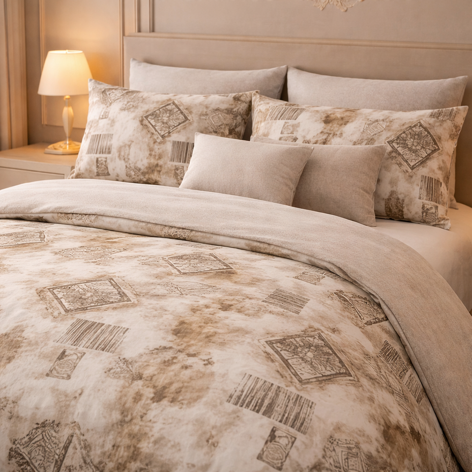 Gold Living Signature 3 Pcs Bed Sheet Set - Oatmeal Colour