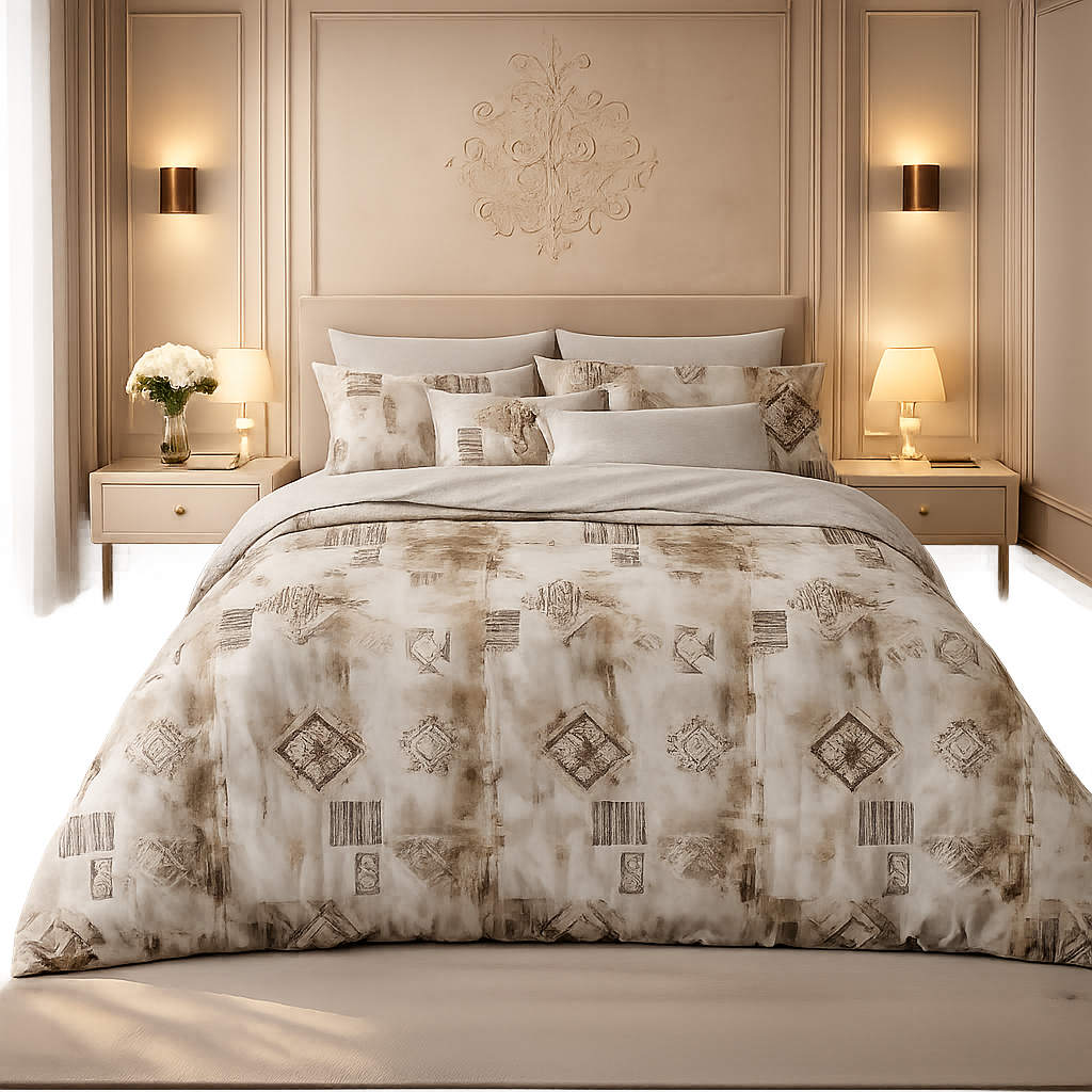 Gold Living Signature 3 Pcs Bed Sheet Set - Oatmeal Colour