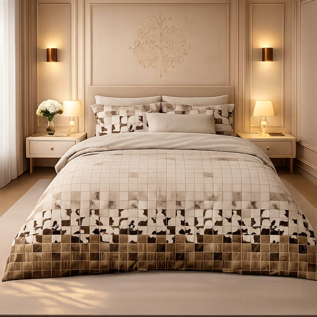 Gold Living Signature 3 Pcs Bed Sheet Set - Taupe Colour