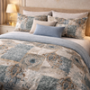 Gold Living Signature 3 Pcs Bed Sheet Set - Blue Colour