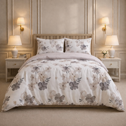Gold Living Signature 3 Pcs Bed Sheet Set - off White Colour