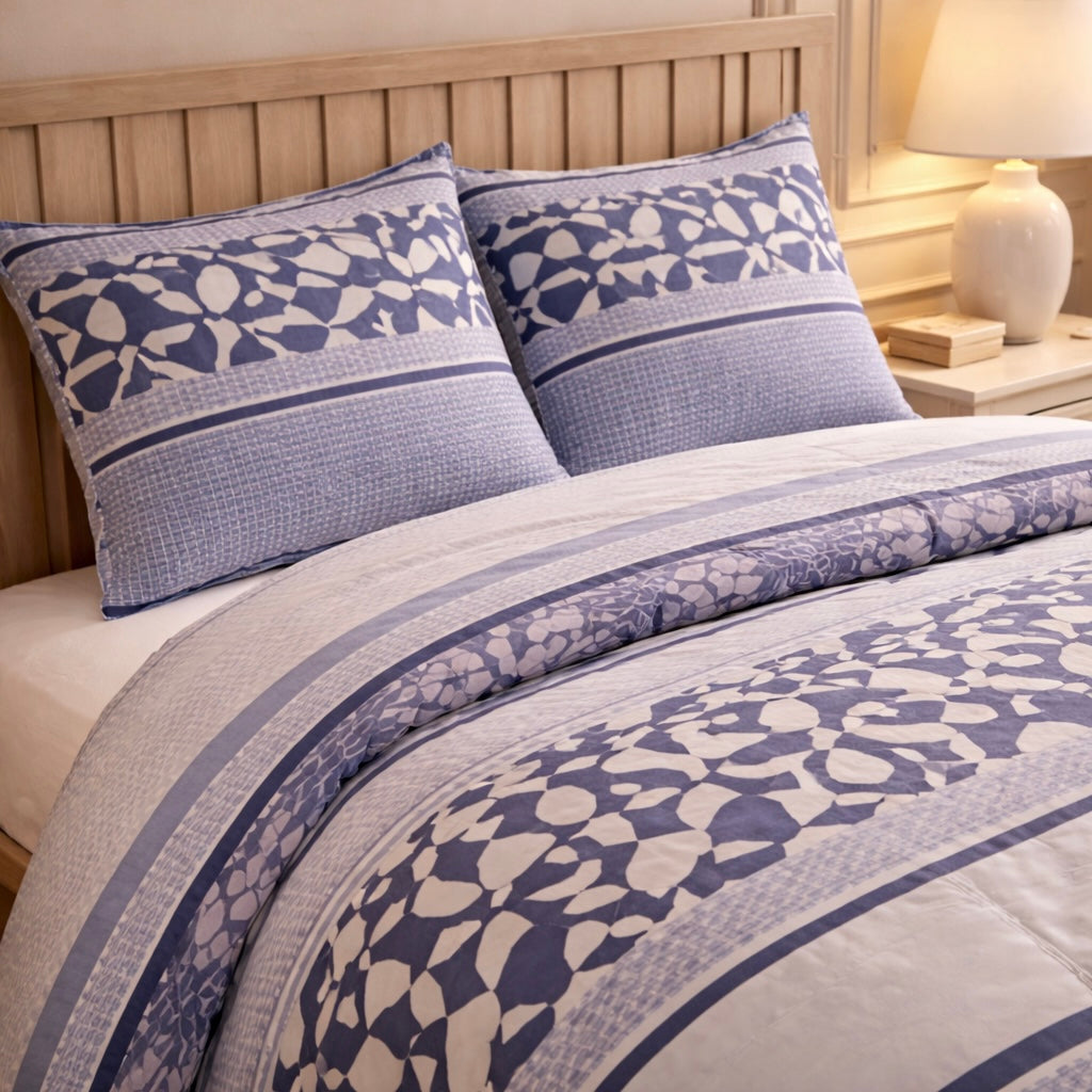 Gold Living Signature 3 Pcs Bed Sheet Set - Navy Blue Colour