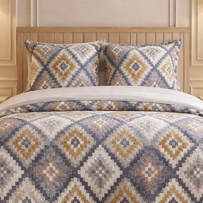 Gold Living Signature 3 Pcs Bed Sheet Set - Multi Colour