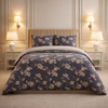 Gold Living Signature 3 Pcs Bed Sheet Set - Charcoal Smoke Colour