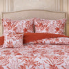 Gold Living Signature Quilted 5 Pcs Bed Spread Set Poly Bag - Pink Colour