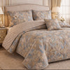 Gold Living Signature Quilted 5 Pcs Bed Spread Set Poly Bag - Beige Colour