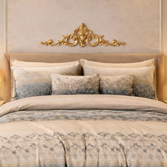 Gold Living Signature 5 Pcs Fitted Bed Sheet Set Poly Bag - Greige Colour