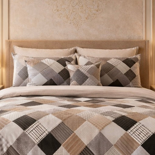 Gold Living Signature 5 Pcs Fitted Bed Sheet Set Poly Bag - White Colour