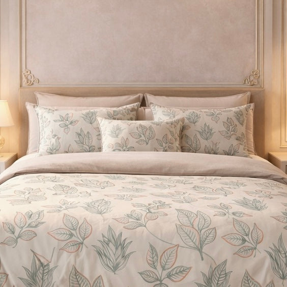 Gold Living Signature 5 Pcs Fitted Bed Sheet Set Poly Bag - Off White Color