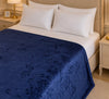 Golden Loom Warmth Fleece Blanket King Size - Blue Colour