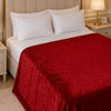 Golden Loom Warmth Fleece Blanket King Size - Red Colour