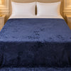 Golden Loom Warmth Fleece Blanket King Size - Blue Colour
