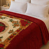 Grandeur Max Double Bed Blanket 2 Ply in Poly Bag - Red Colour