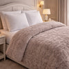 Heritage Home 4 Pcs Top Fitted Comforter Set - Gray Colour