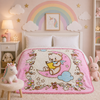 Little Cloud Baby Cot Blanket Box - Pink Colour