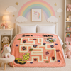 Little Cloud Baby Cot Blanket Box - Sunset Clay Colour