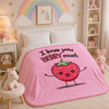 Little Cloud Baby Cot Blanket Box - Pink Colour