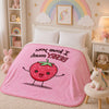 Little Cloud Baby Cot Blanket Box - Pink Colour