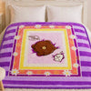 Little Cloud Baby Cot Blanket Box - Purple Colour