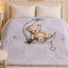 Little Cloud Baby Cot Blanket Box - Twilight Petal Colour