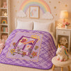 Little Cloud Baby Cot Blanket Box - Purple Colour