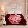 Little Cloud Baby Cot Blanket Box - Charcoal Rose Colour