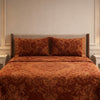 Loft Colorado 7 Pcs Bed Spread Cloudy Set Box - Rust Orange Colour