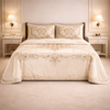 Loft Colorado 7 Pcs Bed Spread Cloudy Set Box - Fawn Colour