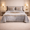 Loft Colorado 7 Pcs Bed Spread Cloudy Set Box - Gray Colour
