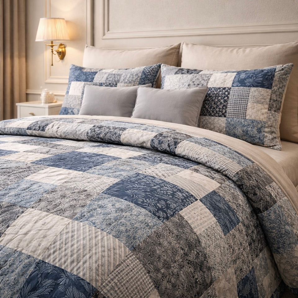 Comforter Single Bed Moon Soft Luxe Series Poly Bag - Deep Graphite Gray Colour